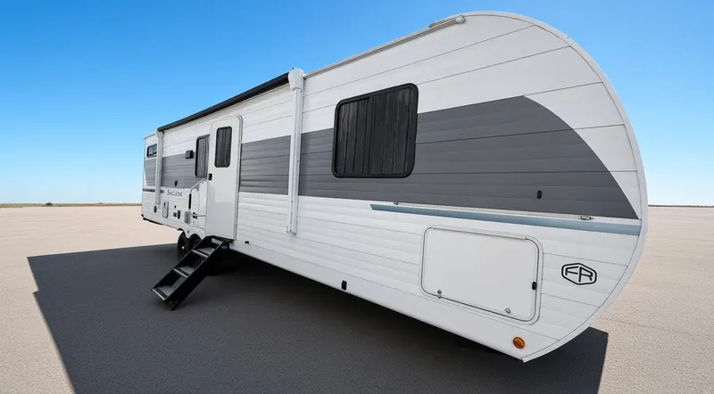 The Economy travel trailer, 2 bedroom, 1 bath, sleeps 6